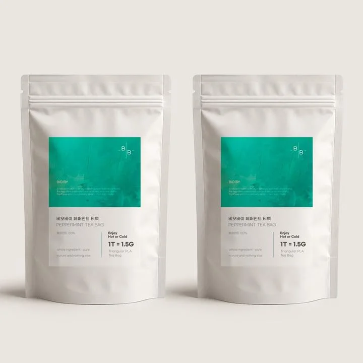 [06533] 비오바이 더 진한 페퍼민트차, 페퍼민트, 1.5g, 50개입, 2팩