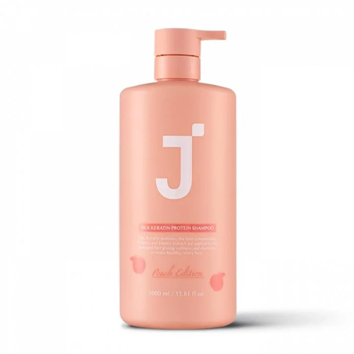 [06561] 제이숲 실크 케라틴 단백질 샴푸 피치 에디션, 1000ml, 1개