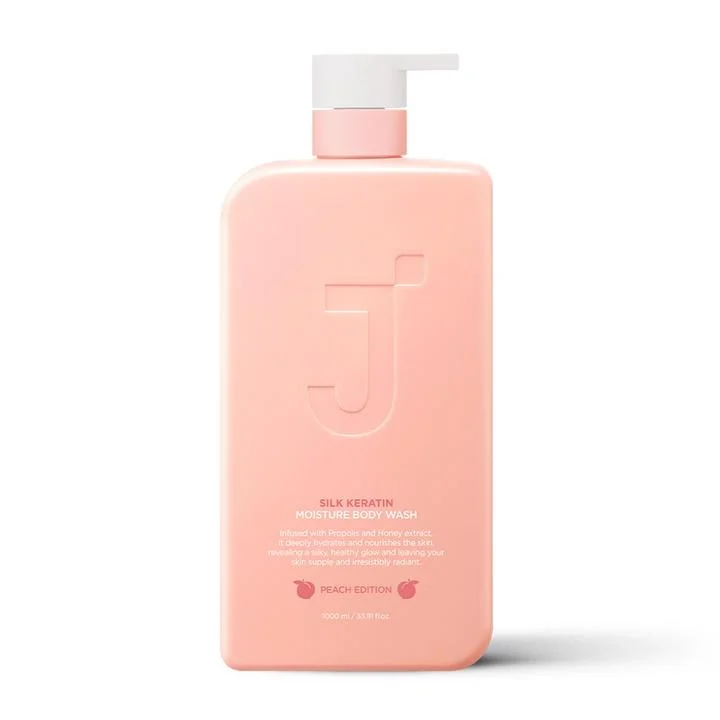 [06581] 제이숲 실크케라틴 모이스처 바디워시 피치에디션, 1000ml, 1개