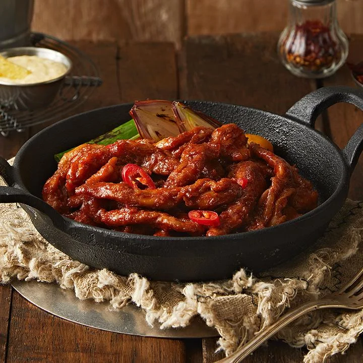[07880] 마니커 닭목살 매콤양념구이 냉동, 400g, 2개