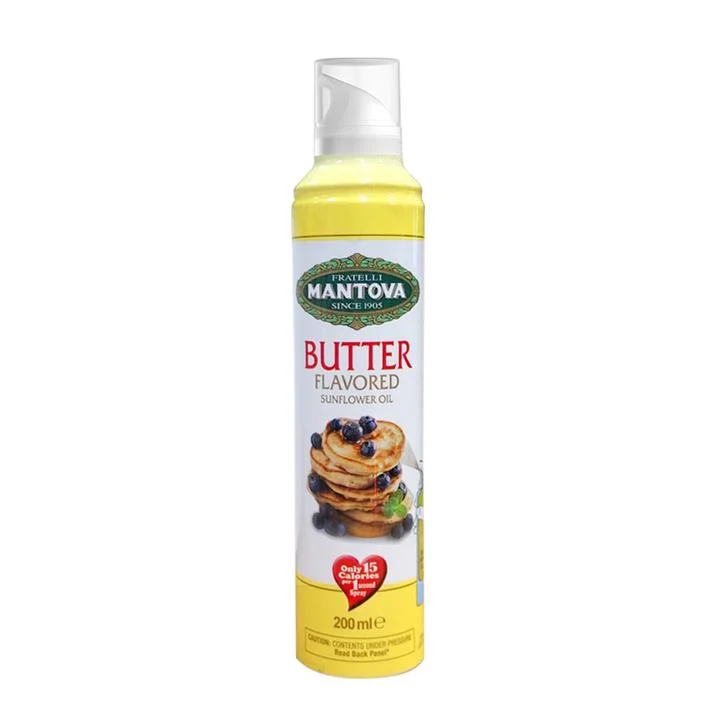 [07882] 만토바 해바라기 오일 스프레이 버터향, 200ml, 1개