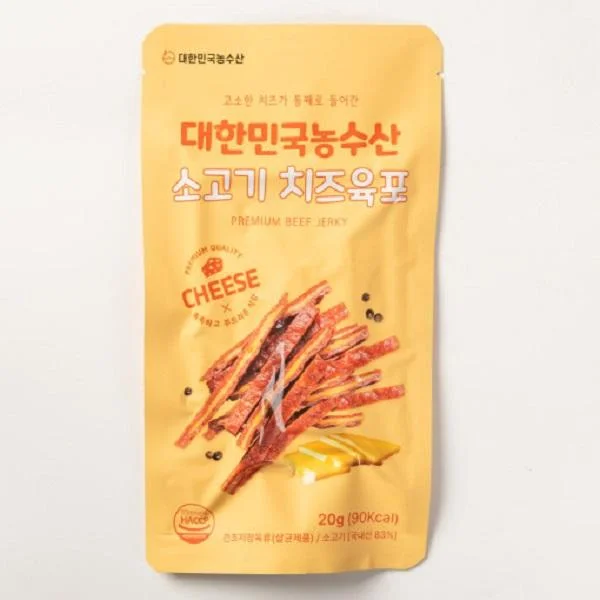 [07900] 대한민국농수산 소고기 치즈육포, 20g, 10개