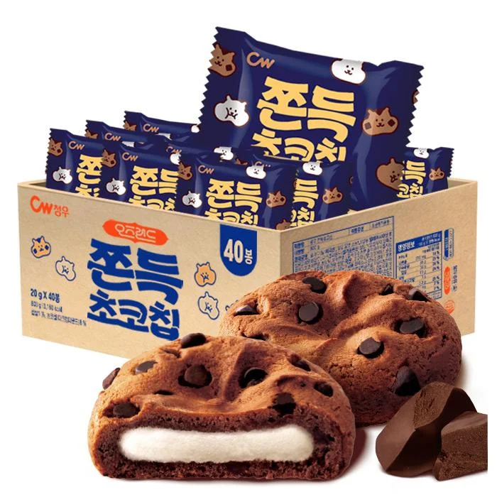 [08251] 청우 쫀득초코칩, 800g, 1개