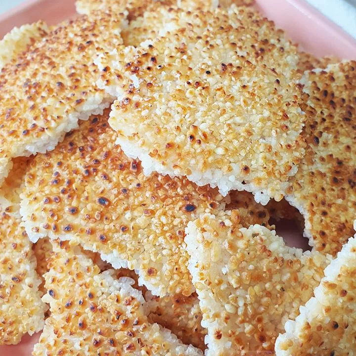 [08252] 우리 쌀로 만든 끓여먹는 구수한 누룽지, 1kg, 2개