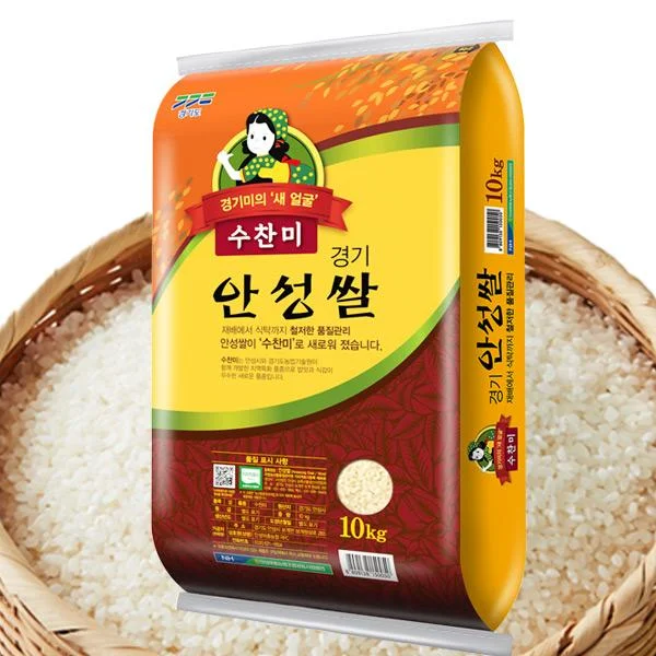 [08262] 안성마춤농협 경기 안성쌀 수찬미, 특등급, 10kg, 1포
