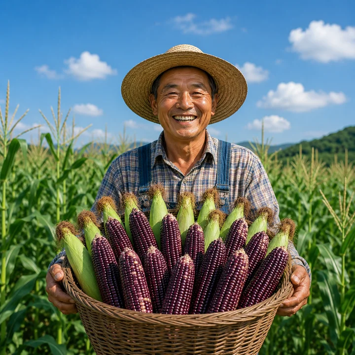 [08538] 강원도 고성 흑찰옥수수, 30개