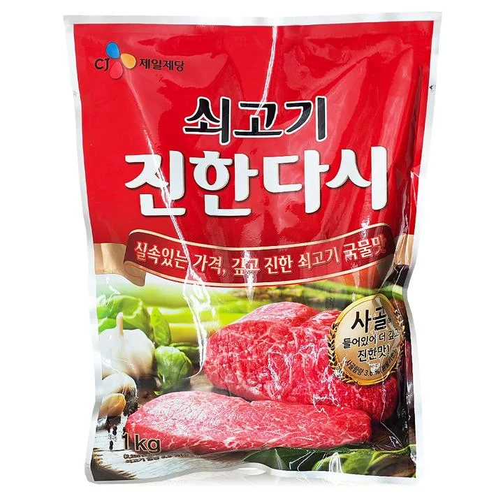 [08541] CJ제일제당 쇠고기 진한다시, 1kg, 1개