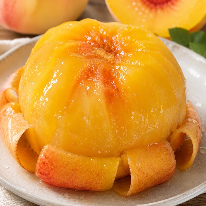 [08591] 자연담은 꿀폭탄 황도복숭아, 극가성비, 14-17과, 2kg, 1박스