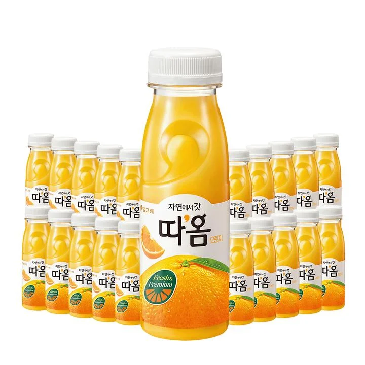 [08648] 빙그레 자연에서 갓 따옴 오렌지주스, 235ml, 20개