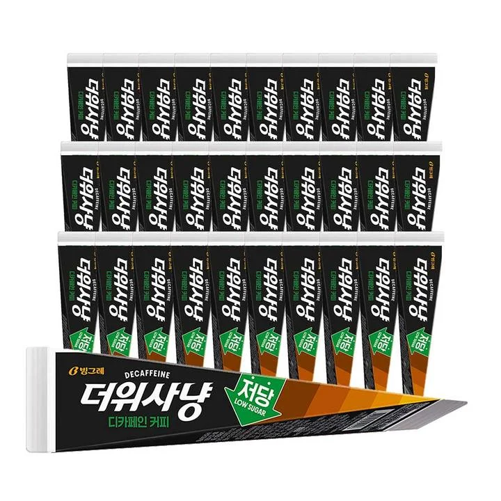 [08724] 빙그레 더위사냥 저당 디카페인 커피, 140ml, 30개