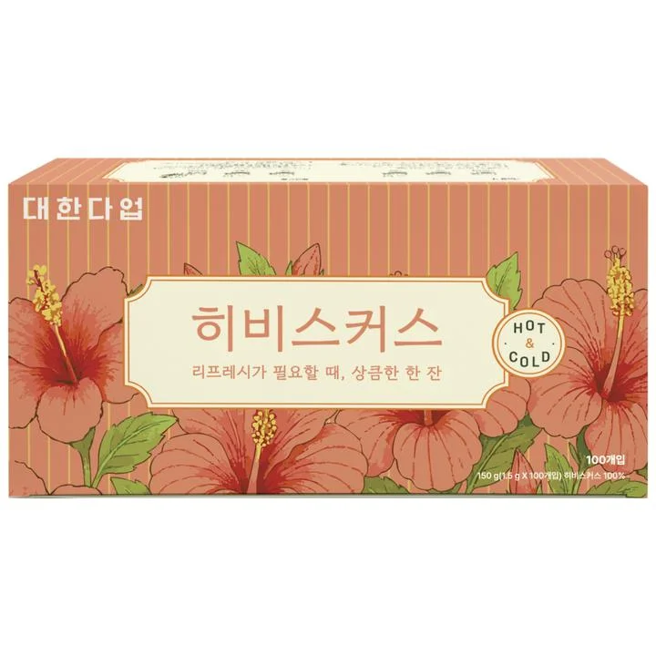 [08740] 대한다업 히비스커스 티백, 100개입, 1개