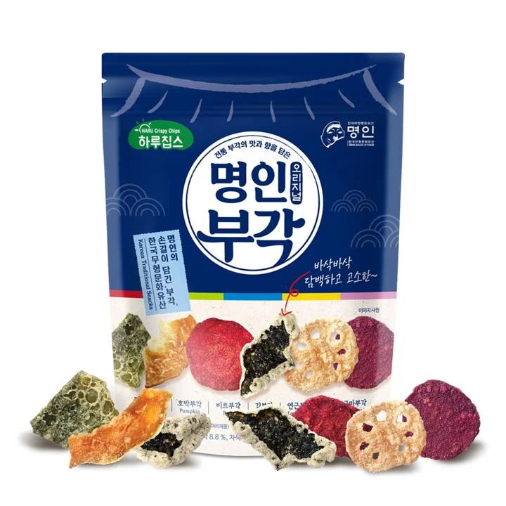 [08742] 하루칩스 명인부각, 오리지널, 180g, 3개