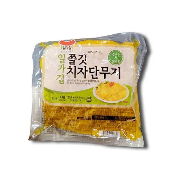 [08746] 일가집 국내산 쫄깃 치자단무지, 1kg, 1개