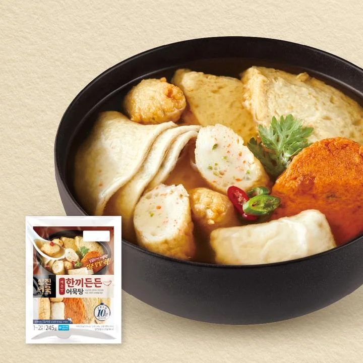 [08751] 삼진어묵 한끼든든 어묵탕 매운맛, 245g, 6개