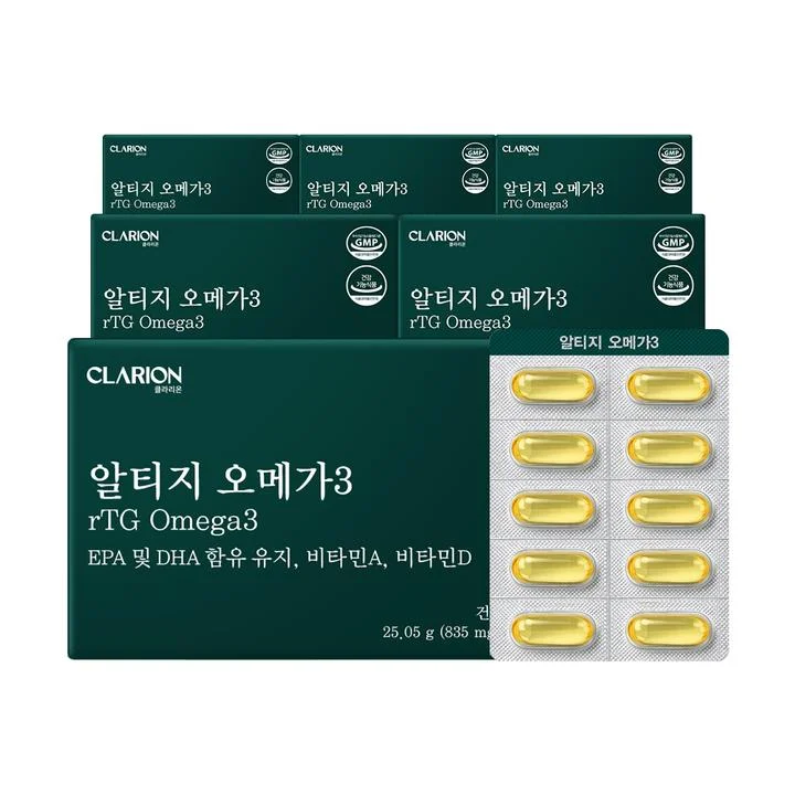 [08758] 클라리온 알티지 오메가3, 30정, 6개