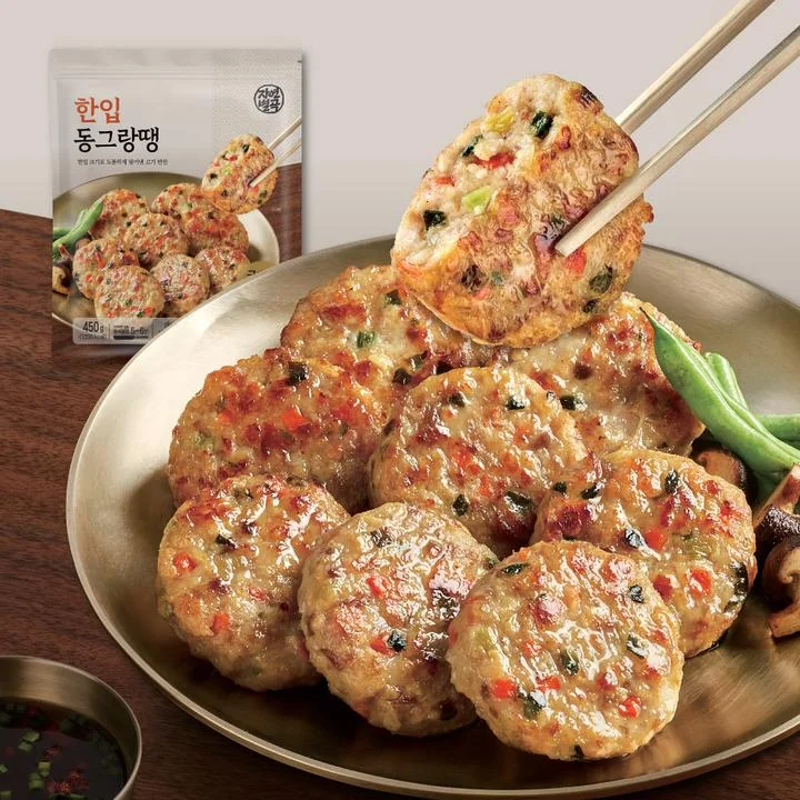 [08766] 자연별곡 한입 동그랑땡, 450g, 1개