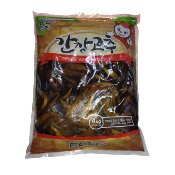 [08775] 반찬단지 청양간장고추, 4kg, 1개