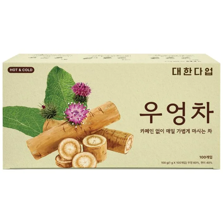 [08785] 대한다업 우엉차 100T, 1g, 100개입, 1개
