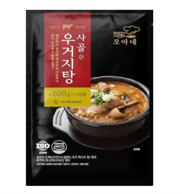 [08818] 모아네 사골우거지탕, 600g, 1개