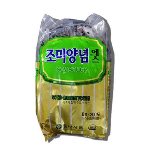 [08830] 동보 조미간장, 6gX200포, 1.2kg, 1개