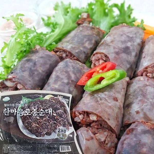 [08843] 미진 한마음 토종순대 2kg, 2kg, 1개