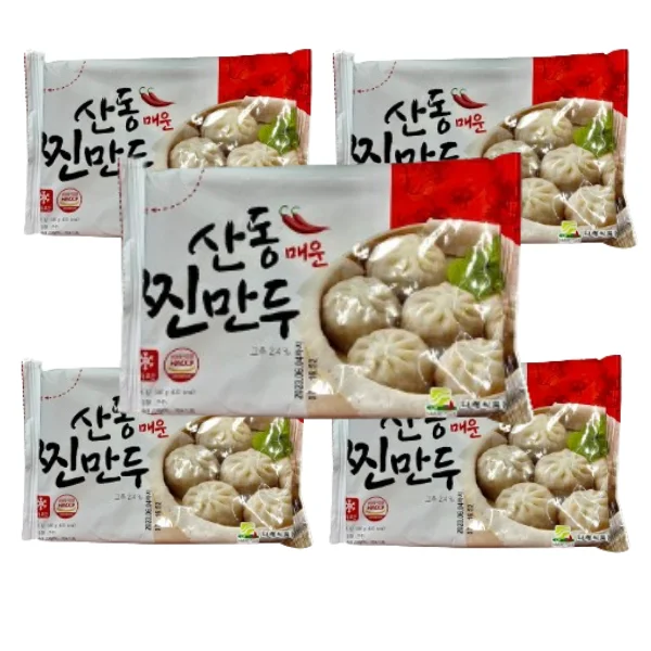 [08848] 나래 산동 매운 찐만두, 180g, 5개