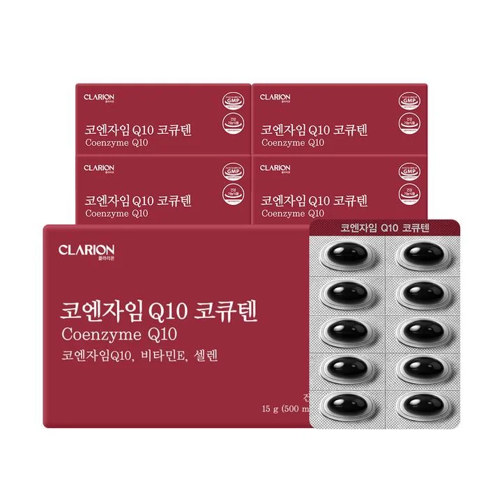 [08931] 클라리온 코엔자임 Q10 코큐텐 혈압건강, 30정, 5개