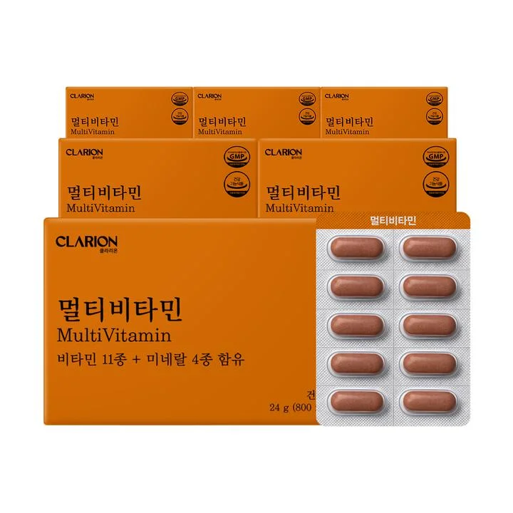 [08995] 클라리온 멀티비타민 미네랄 15종 종합비타민, 30정, 6개
