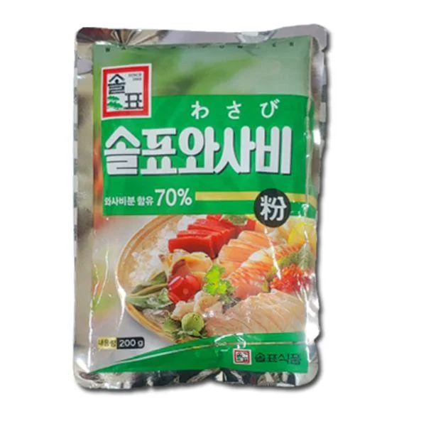 [09020] 솔표 와사비분, 200g, 1개