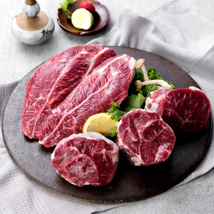 [09102] 차림 문경쑥돈 수육용 냉장 사태살, 500g, 4팩