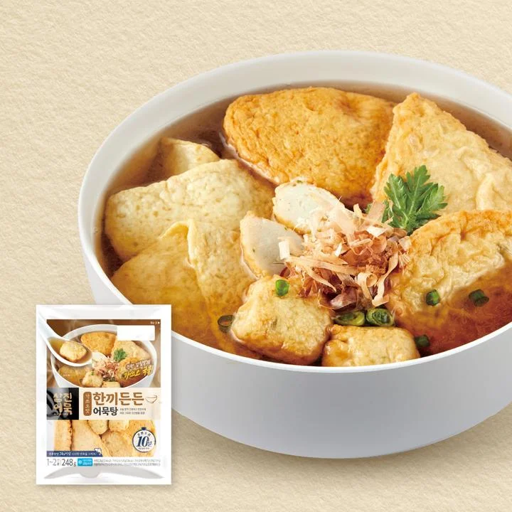 [09122] 삼진어묵 한끼든든 어묵탕 가쓰오맛, 248g, 5개