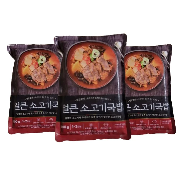 [09133] 쏘리맘 얼큰 소고기국밥, 600g, 3개