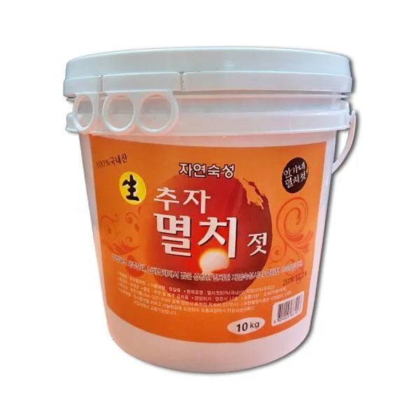 [09135] 안가네 자연숙성 생 추자 멸치젓, 10kg, 1개