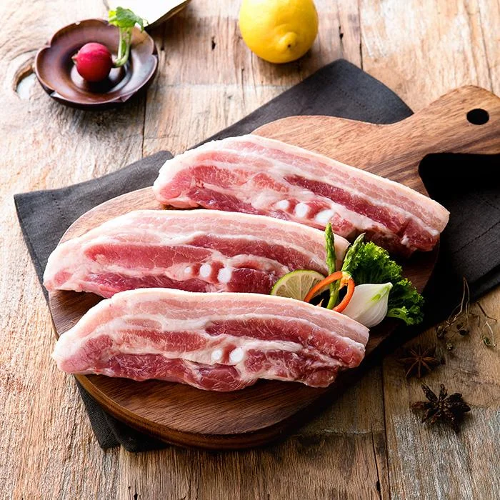 [09161] 문경쑥돈 벌집구이용 냉장 삼겹살, 500g, 1팩