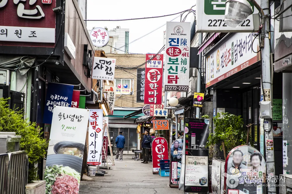 서울 동대문 닭한마리 골목