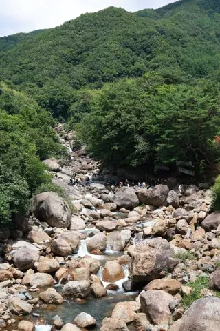 중산리계곡