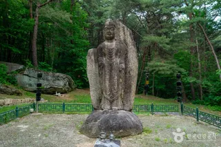 거창 농산리 석조여래입상