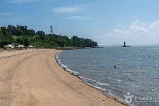 외달도 해수욕장