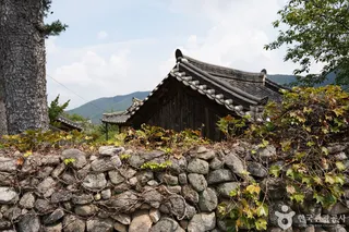 한밤마을 돌담길