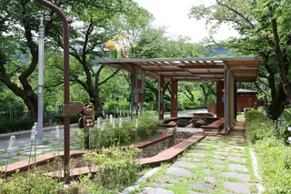 수안보온천 족욕길