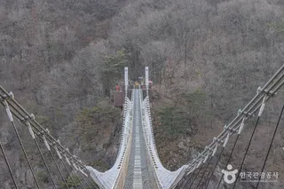 운일암반일암 구름다리