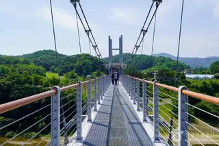한탄강 베개용암 출렁다리